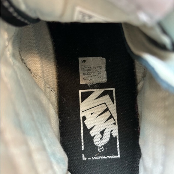 VANS UNISEX men’s:6.5 women’s: 8 SK8 sneaker Black and white “off the wall” - Picture 5 of 10